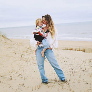 Wildride Linen Carrier - Black-Baby Carriers-Black-One Size | Natural Baby Shower