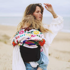 Wildride Linen Carrier - Black-Baby Carriers-Black-One Size | Natural Baby Shower