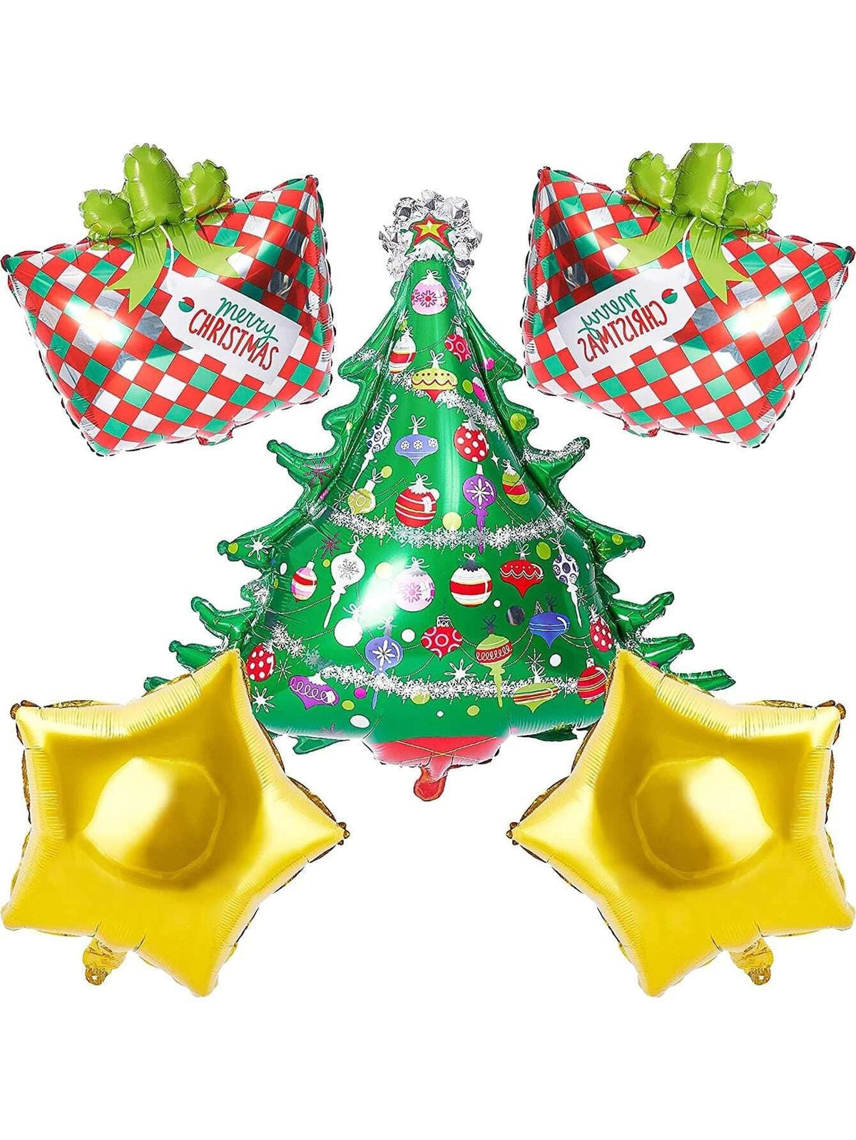 New Year - Christmas New Year Decorative Balloons Set of 5 Pieces