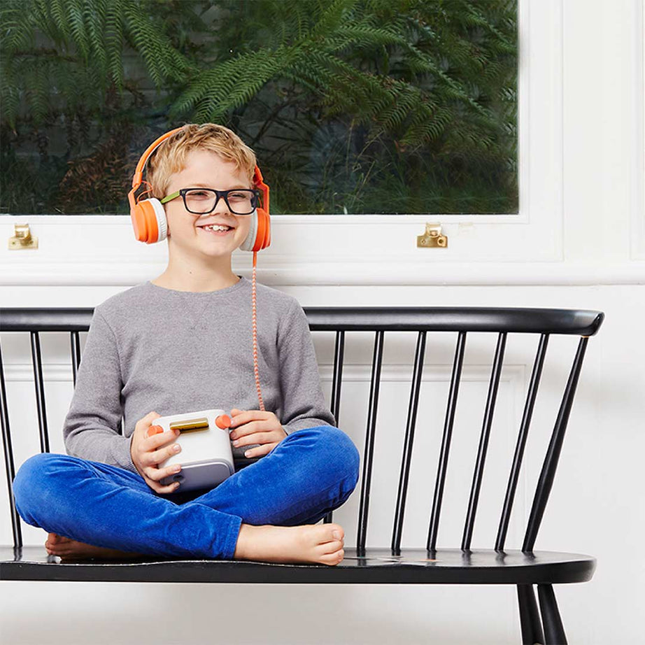 Yoto - Orange Wired Over-Ear Kids Headphones