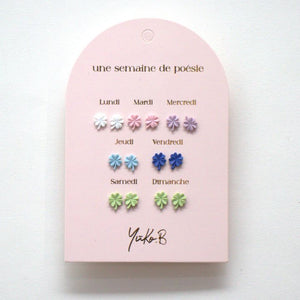 Yuko B. - Kids 7 Pairs Nickel-Free Earrings
